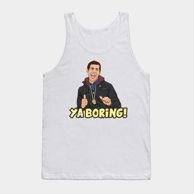 YA BORING Jake Peralta Tank Top by makarxart